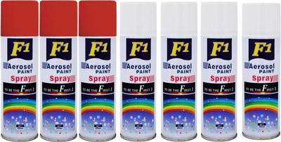

F1 Multicolor Spray Paint 450 ml(Pack of 7)