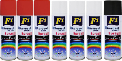 

F1 Multicolor Spray Paint 450 ml(Pack of 7)