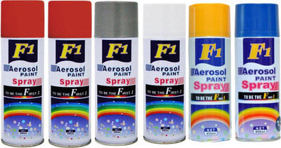 

F1 Multicolor Spray Paint 450 ml(Pack of 6)