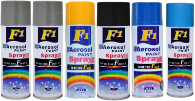 

F1 Multicolor Spray Paint 450 ml(Pack of 6)