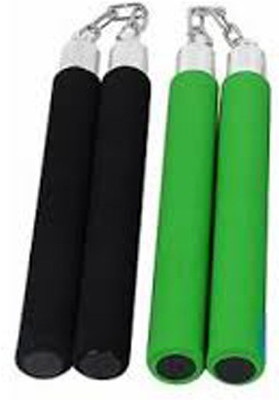 

GLS Foam Nunchaku Gymnastic Stick - Pack of 2 Gymnastic Stick - 18 inch(Multicolor)