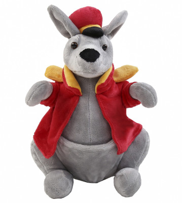 

Imagica Roo Roo Character Plush Toy - 29 cm(Grey, Red)