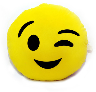 

HTD Soft Cushion "Emoji Wink" - 30 cm(Yellow)