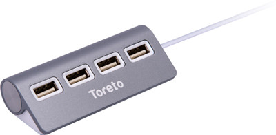 

Toreto BIND 4.1 TOR 752 USB Hub(Black, Silver)