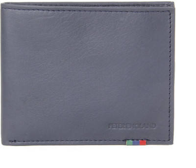 

Peter England Men Blue Genuine Leather Wallet(8 Card Slots), Navy