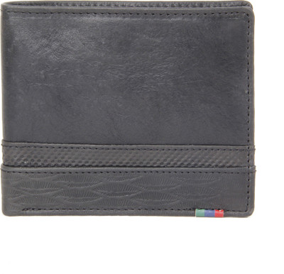 

Peter England Men Black Genuine Leather Wallet(4 Card Slots)