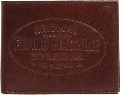 

Flying Machine Men Purple Genuine Leather Wallet(5 Card Slots), Burgundey