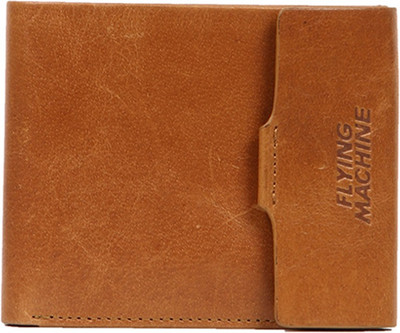 

Flying Machine Men Brown Genuine Leather Wallet(5 Card Slots)