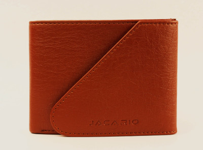 

JACARIO Boys Tan Artificial Leather Card Holder(6 Card Slots)