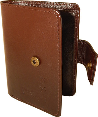 

Orbit Men Brown Genuine Leather Card Holder(12 Card Slots)