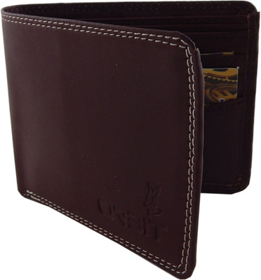 

Orbit Men Brown Genuine Leather Wallet(6 Card Slots)