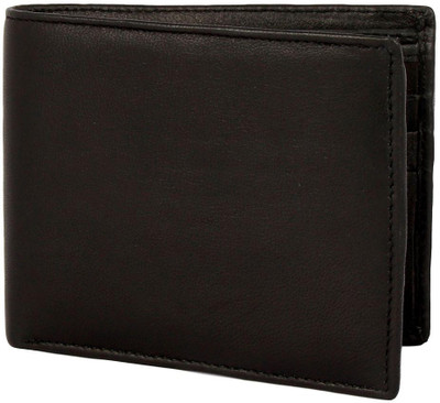 

YTNAB Men Black Genuine Leather Wallet(9 Card Slots)