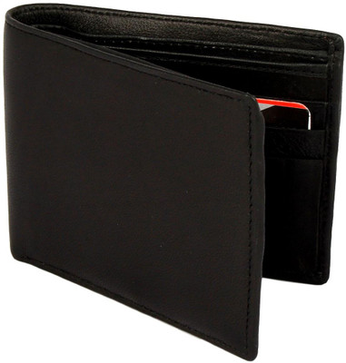 

I IRED Men Black Genuine Leather Wallet(9 Card Slots)