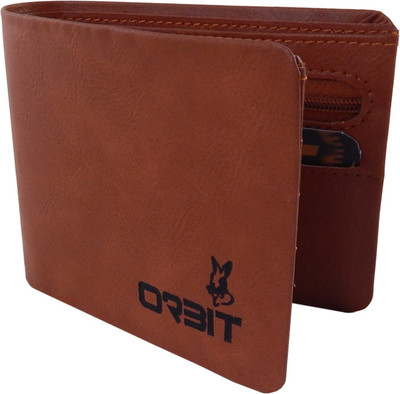 

Orbit Men Tan Genuine Leather Wallet(4 Card Slots)