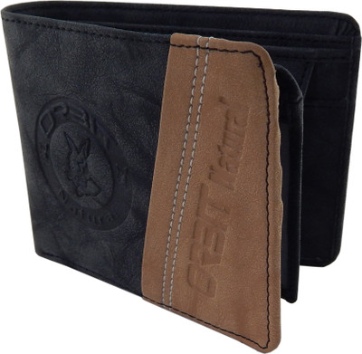 

Orbit Men Black, Khaki Genuine Leather Wallet(5 Card Slots)