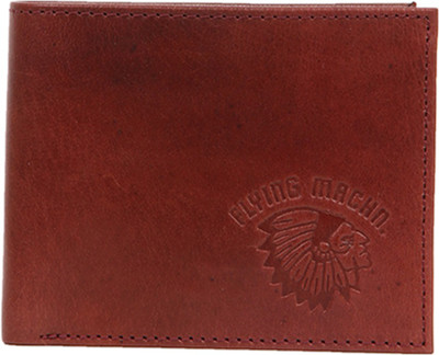 

Flying Machine Men Red Genuine Leather Wallet(5 Card Slots)
