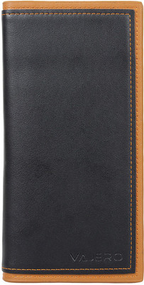 

Vajero Women Casual Black Genuine Leather Wallet(8 Card Slots)