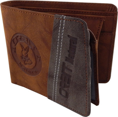 

Orbit Men Tan, Brown Genuine Leather Wallet(5 Card Slots), Brown;tan