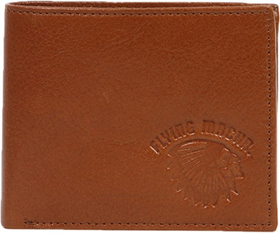 

Flying Machine Men Tan Genuine Leather Wallet(5 Card Slots)