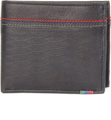 

Peter England Men Formal Black Genuine Leather Wallet(8 Card Slots)