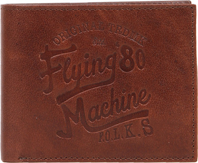 

Flying Machine Men Purple Genuine Leather Wallet(5 Card Slots), Burgundey
