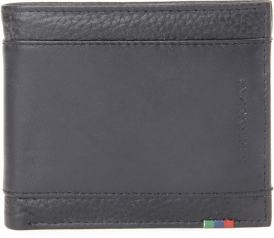 

Peter England Men Black Genuine Leather Wallet(3 Card Slots)