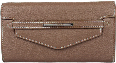

Vajero Women Formal Brown Genuine Leather Wallet(6 Card Slots)