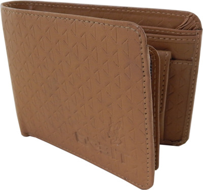 

Orbit Men Khaki Genuine Leather Wallet(5 Card Slots)