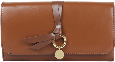 

Vajero Women Brown Genuine Leather Wallet(10 Card Slots)
