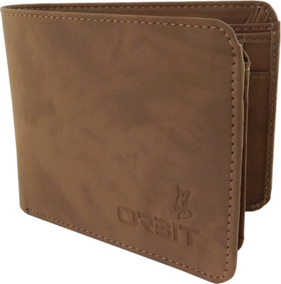 

Orbit Men Khaki Genuine Leather Wallet(4 Card Slots)