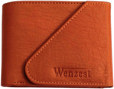 

Wenzest Men Tan Artificial Leather Wallet(3 Card Slots)