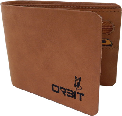 

Orbit Men Khaki Genuine Leather Wallet(4 Card Slots)