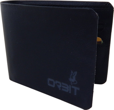 

Orbit Men Black Genuine Leather Wallet(4 Card Slots)