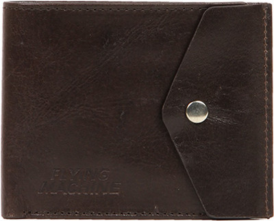 

Flying Machine Men Brown Genuine Leather Wallet(5 Card Slots), Dark brown