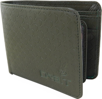 

Orbit Men Green Genuine Leather Wallet(5 Card Slots)