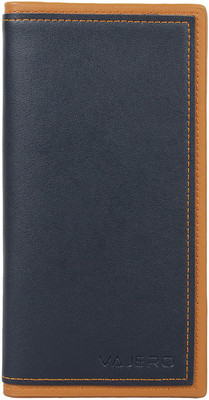 

Vajero Men Blue Genuine Leather Wallet(8 Card Slots)
