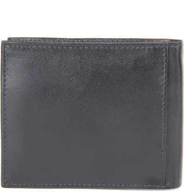 

Peter England Men Casual, Formal Black Genuine Leather Wallet(4 Card Slots)