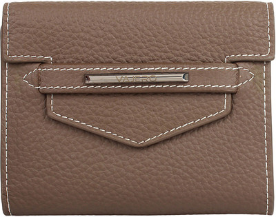 

Vajero Women Casual Brown Genuine Leather Wallet(4 Card Slots)