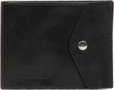 

Flying Machine Men Black Genuine Leather Wallet(5 Card Slots)