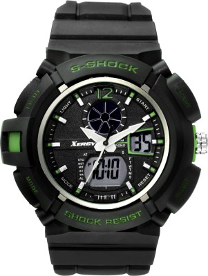 Xergy Water Resistant , Alarm , Stopwatch , LED Light , Dual time Sports Analog-Digital Watch  - For Boys   Watches  (Xergy)