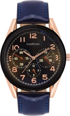 LimeStone LS2698 free Size~ Premium series leather Watch  - For Men   Watches  (LimeStone)