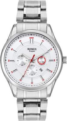 ROMEX DD-555WHT New Only Date Display Watch  - For Boys   Watches  (Romex)