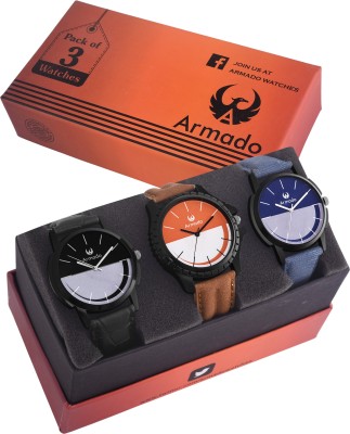Armado AR-276428 Combo Of three Watch  - For Men   Watches  (Armado)