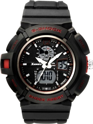 Xergy Water Resistant , Alarm , Stopwatch , LED Light , Dual time Sports Analog-Digital Watch  - For Boys   Watches  (Xergy)