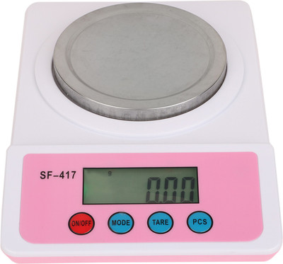 

SF Compact Electronic Weighing Scale(White & Pink)