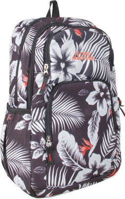 

Flying Machine FMLO8026 18 L Backpack(Black, White)