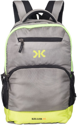 

Killer Glashow Trendy Laptop Backpack Grey 35 L Laptop Backpack(Grey)