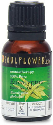 Soulflower Eucalyptus Essential Oil(15 ml)
