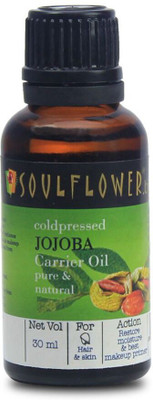

Soulflower Coldpressed Jojoba Carrier Oil(30 ml)
