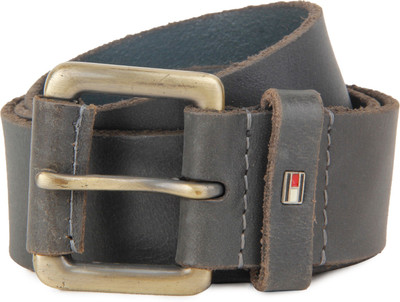 

Tommy Hilfiger Men Green Genuine Leather Belt, Grey